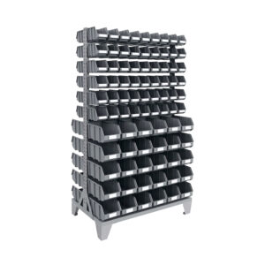 SUC – Suporte Duplo com Pés Metálicos para Caixas de Stock – Mod. 168 AB – 920x600x1670mm – 21350