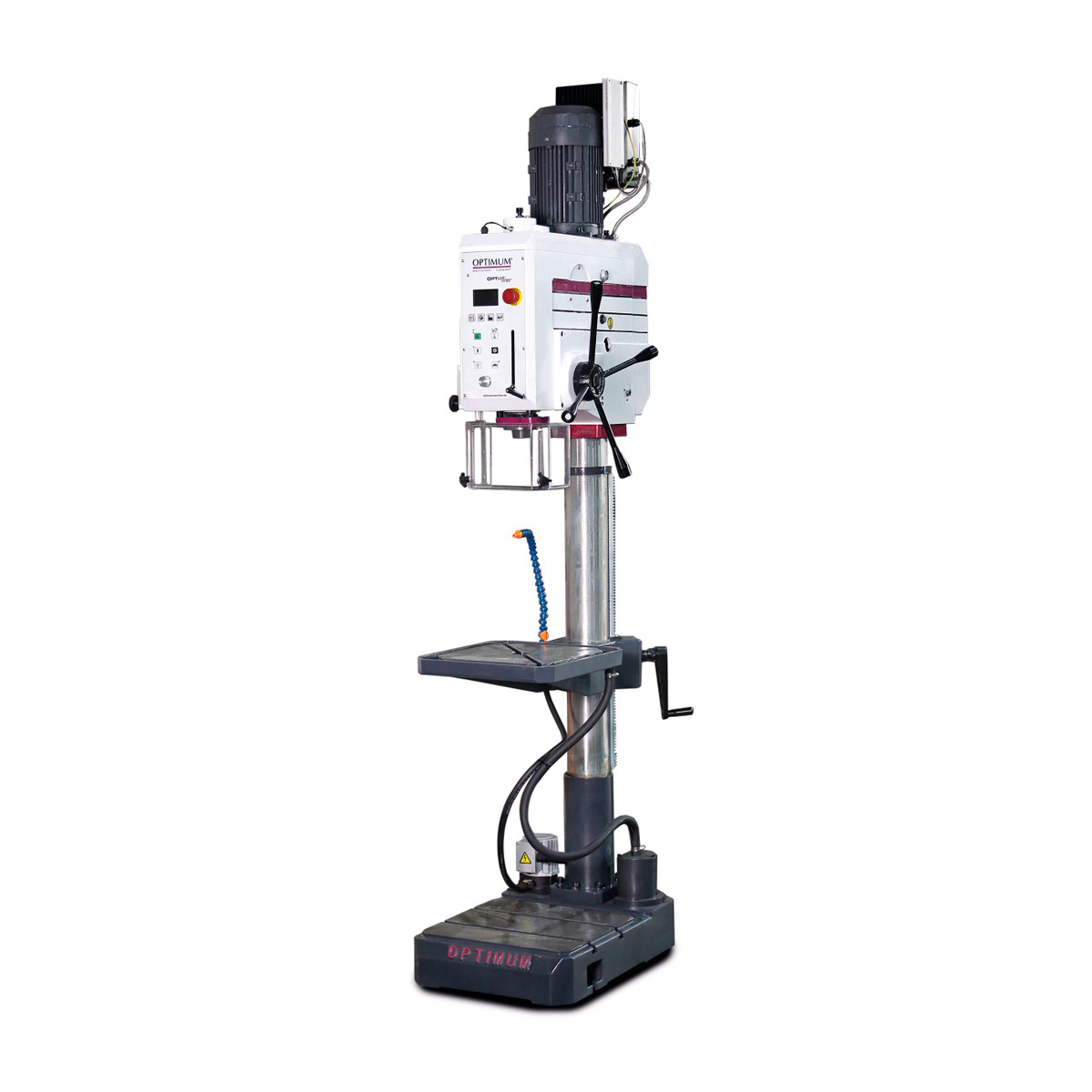 Optimum DH 35G / DH 35GV / DH 45G / DH 45V / DH 55G / DH 55V – Engenho de Furar Coluna 400V – 3034250, 3034253, 3034255, 3034262, 3034265, 3034267