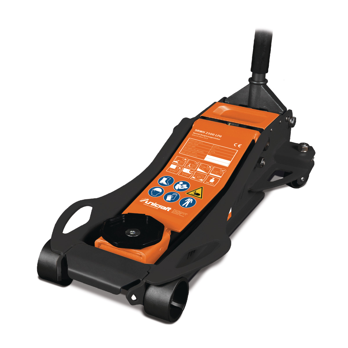 Unicraft SRWH 2500 LFH - Macaco de rodas de baixo perfil 2,5t - 6201126