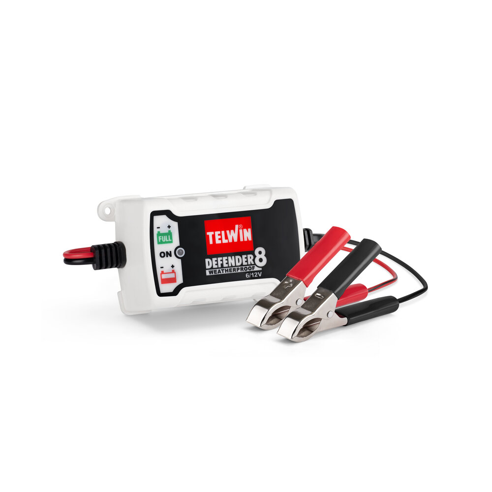 Telwin Defender 8 / 12 / 20 - Carregador de baterias inteligente Tronic 6/12V e 12/24V
