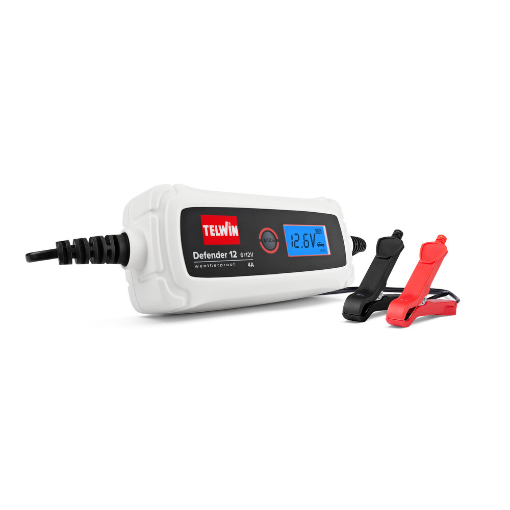 Telwin Defender 8 / 12 / 20 - Carregador de baterias inteligente Tronic 6/12V e 12/24V