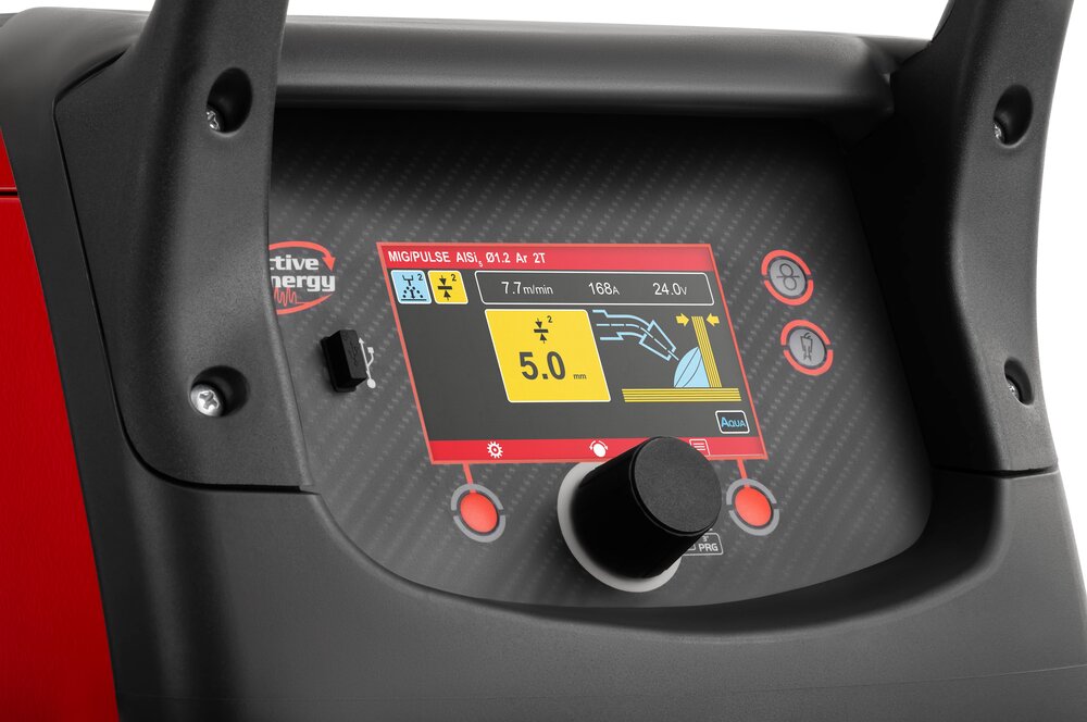 Telwin Electromig 330 Wave / 330 Wave Aqua - Aparelho de soldar inverter MIG-MAG pulsado, MMA e TIG DC trifásico 400V 300A