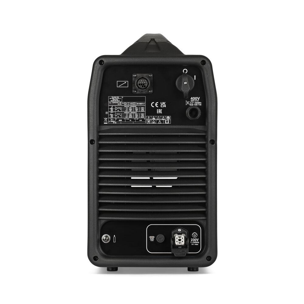 Telwin Supertig 302 AC/DC / 302 AC/DC Aqua / 302 AC/DC Aqua com carro - Aparelho de soldar inverter TIG AC/DC pulsado e MMA trifásico 270A