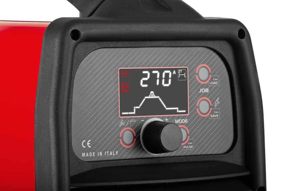 Telwin Supertig 302 AC/DC / 302 AC/DC Aqua / 302 AC/DC Aqua com carro - Aparelho de soldar inverter TIG AC/DC pulsado e MMA trifásico 270A