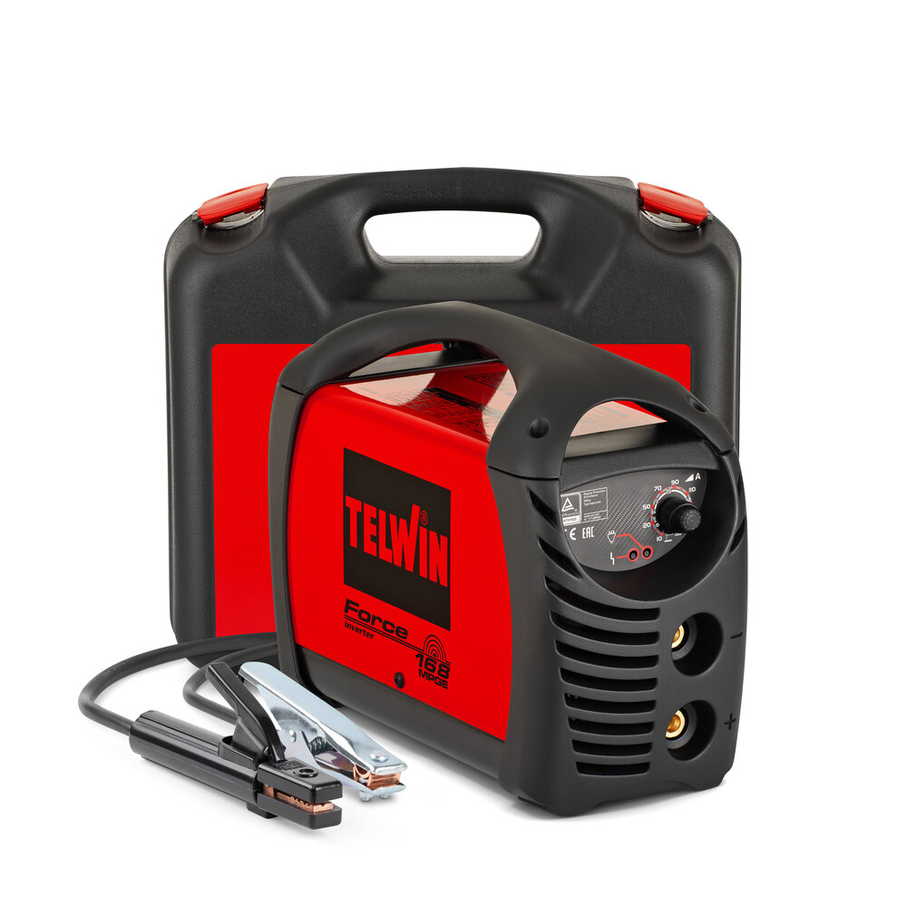 Telwin Force 168 MPGE - Aparelho de soldar inverter MMA 150A 230V para motogerador com mala - 816211