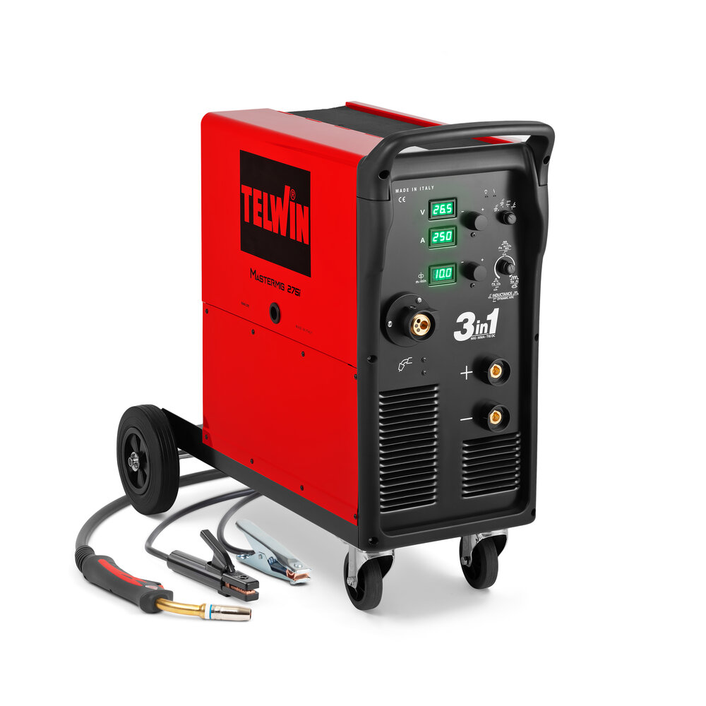 Telwin Mastermig 275i / 305i / 405i - Aparelho de soldar inverter MIG-MAG, MMA e TIG DC trifásico 250 a 400A