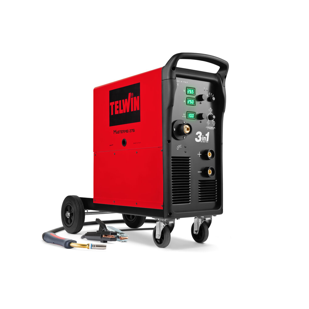 Telwin Mastermig 275i / 305i / 405i - Aparelho de soldar inverter MIG-MAG, MMA e TIG DC trifásico 250 a 400A