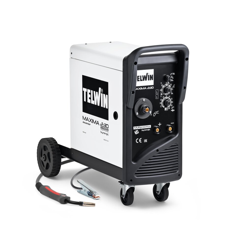 Telwin Maxima 230 Synergic / Maxima 270 - Aparelho de soldar inverter MIG-MAG, MMA e TIG DC 230V 220 a 250A