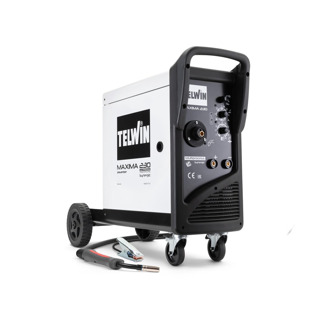 Telwin Maxima 230 Synergic / Maxima 270 - Aparelho de soldar inverter MIG-MAG, MMA e TIG DC 230V 220 a 250A