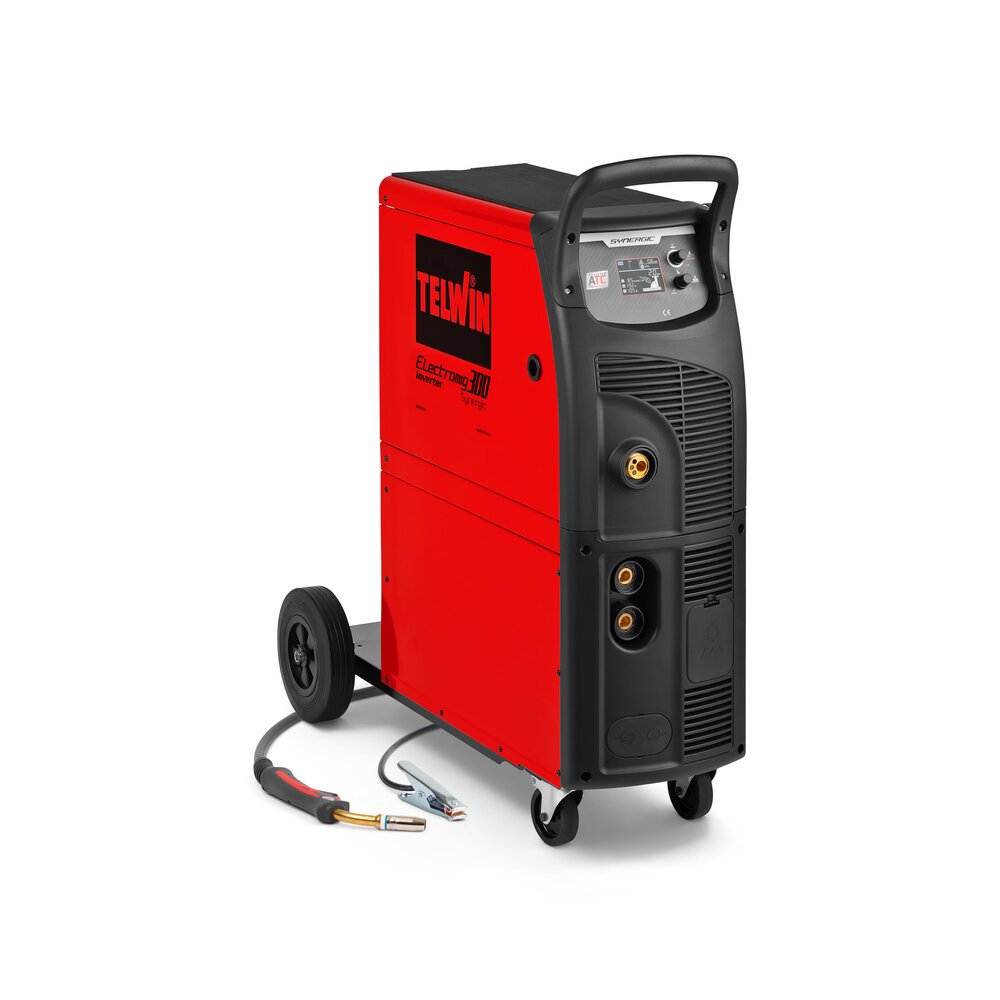 Telwin Electromig 300 / 400 / 450 / 450 Aqua / 550 Aqua Synergic - Aparelho de soldar inverter MIG-MAG, MMA e TIG DC trifásico 300 a 500A