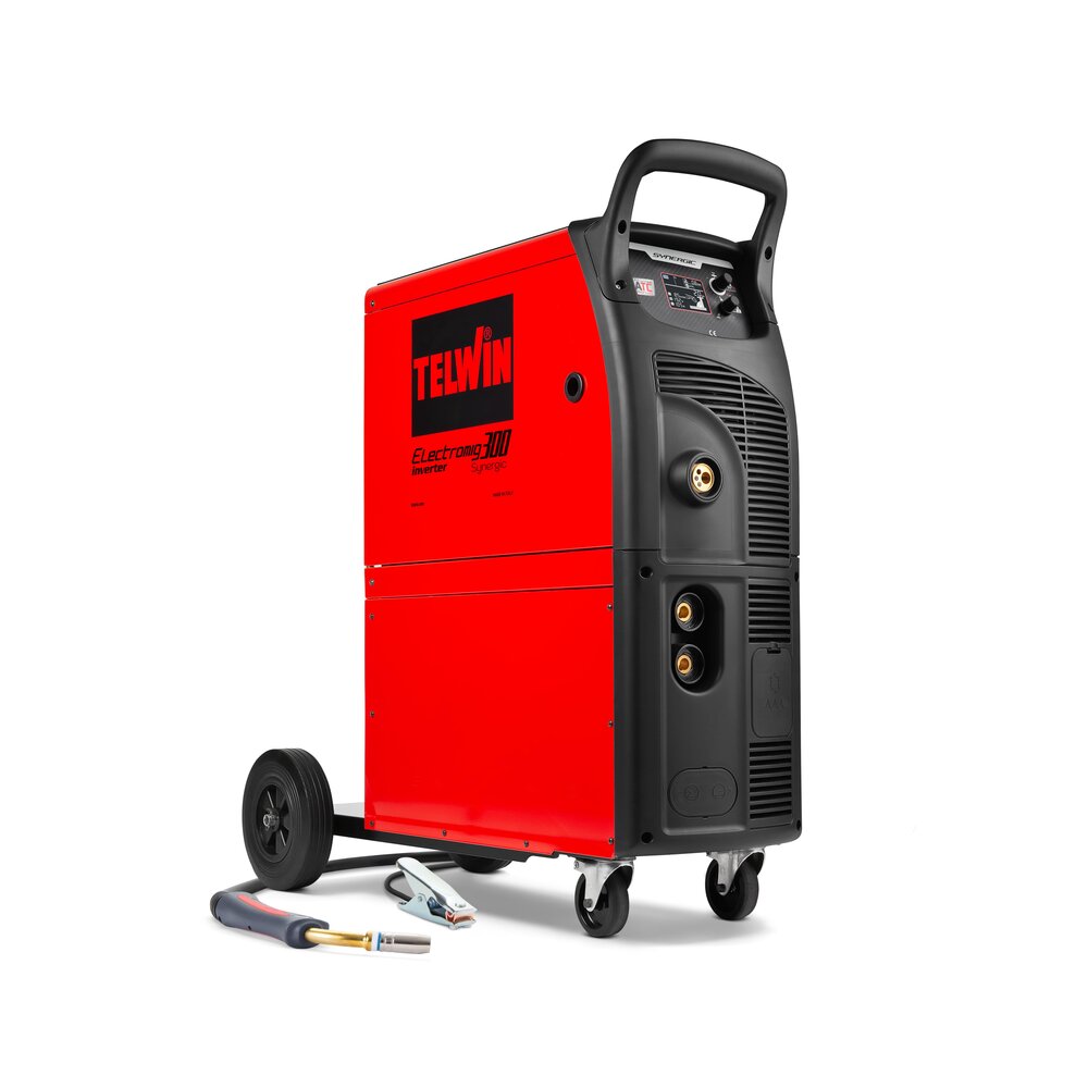 Telwin Electromig 300 / 400 / 450 / 450 Aqua / 550 Aqua Synergic - Aparelho de soldar inverter MIG-MAG, MMA e TIG DC trifásico 300 a 500A