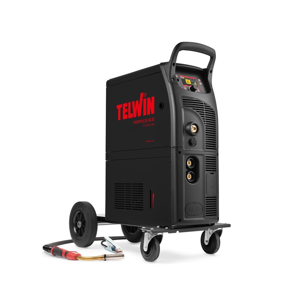 Telwin Inverpulse 40.40 Wave / 40.40 Wave Aqua / 60.30 Wave Aqua / 60.40 Wave Aqua - Aparelho de soldar inverter MIG-MAG duplo pulsado trifásico 400 a 500A