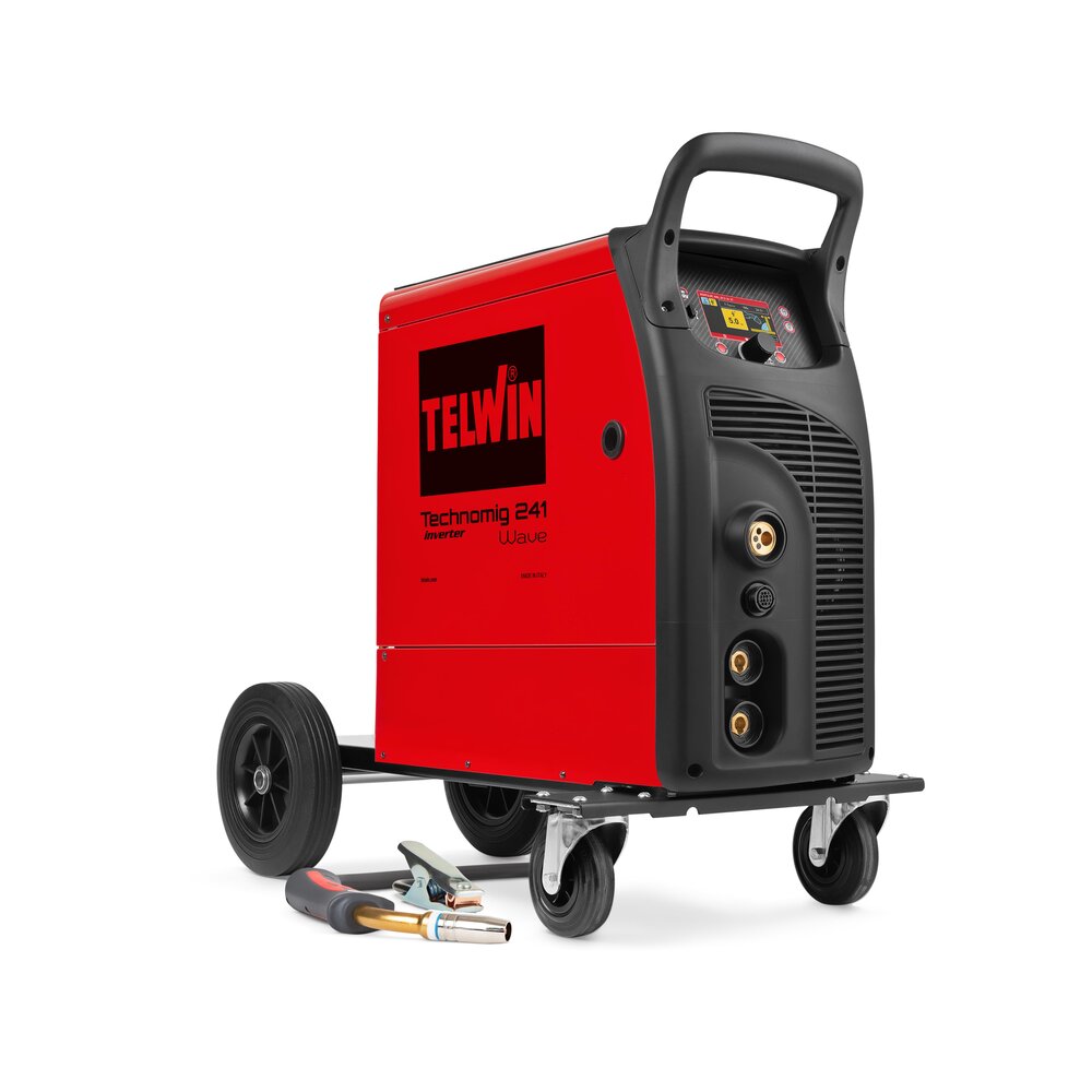 Telwin Technomig 240 / 241 / 243 Wave - Aparelho de soldar inverter MIG-MAG pulsado, MMA e TIG DC 230V 220A