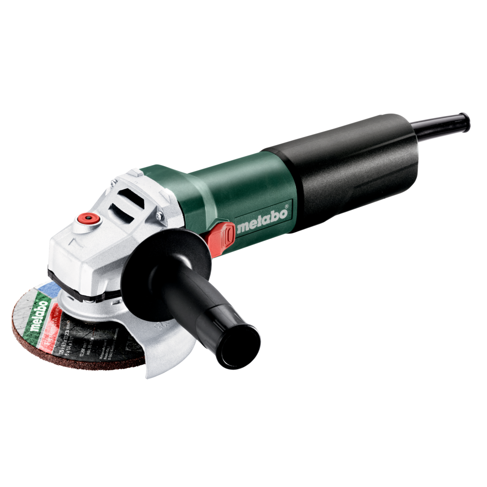 Metabo W 750-125 / WQ 1100-125 / WEQ 1400-125 - Rebarbadora angular 750W a 1400W Ø125mm