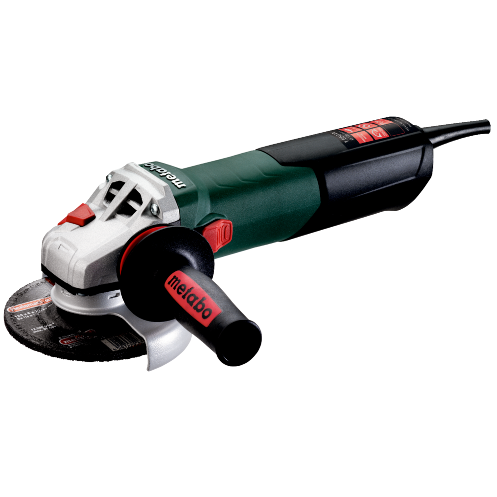 Metabo WEVA 15 / WE 17 / WEV 19 M-Brush / WEVBA 20-125 Quick - Rebarbadora angular de alta potência 1550W a 2000W Ø125mm