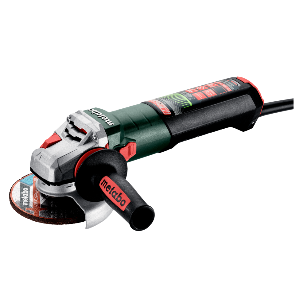 Metabo WEVA 15 / WE 17 / WEV 19 M-Brush / WEVBA 20-125 Quick - Rebarbadora angular de alta potência 1550W a 2000W Ø125mm