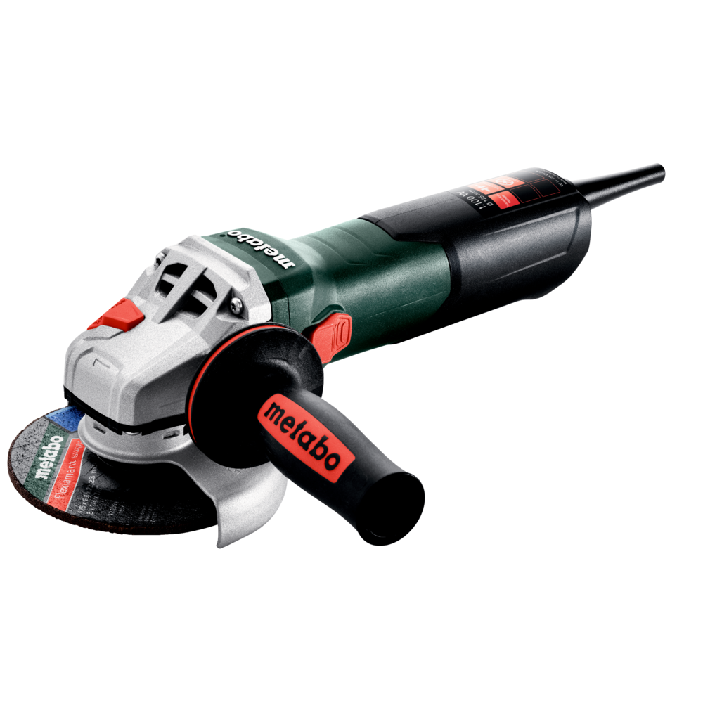 Metabo W 9-125 Quick / W 11-125 Quick / WEV 11-125 Quick / W 13-125 Quick - Rebarbadora angular com M-Quick 900W a 1350W Ø125mm
