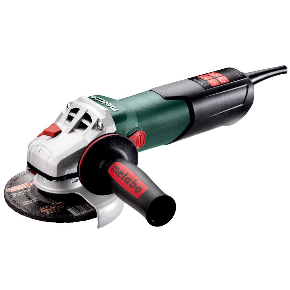 Metabo W 9-125 Quick / W 11-125 Quick / WEV 11-125 Quick / W 13-125 Quick - Rebarbadora angular com M-Quick 900W a 1350W Ø125mm