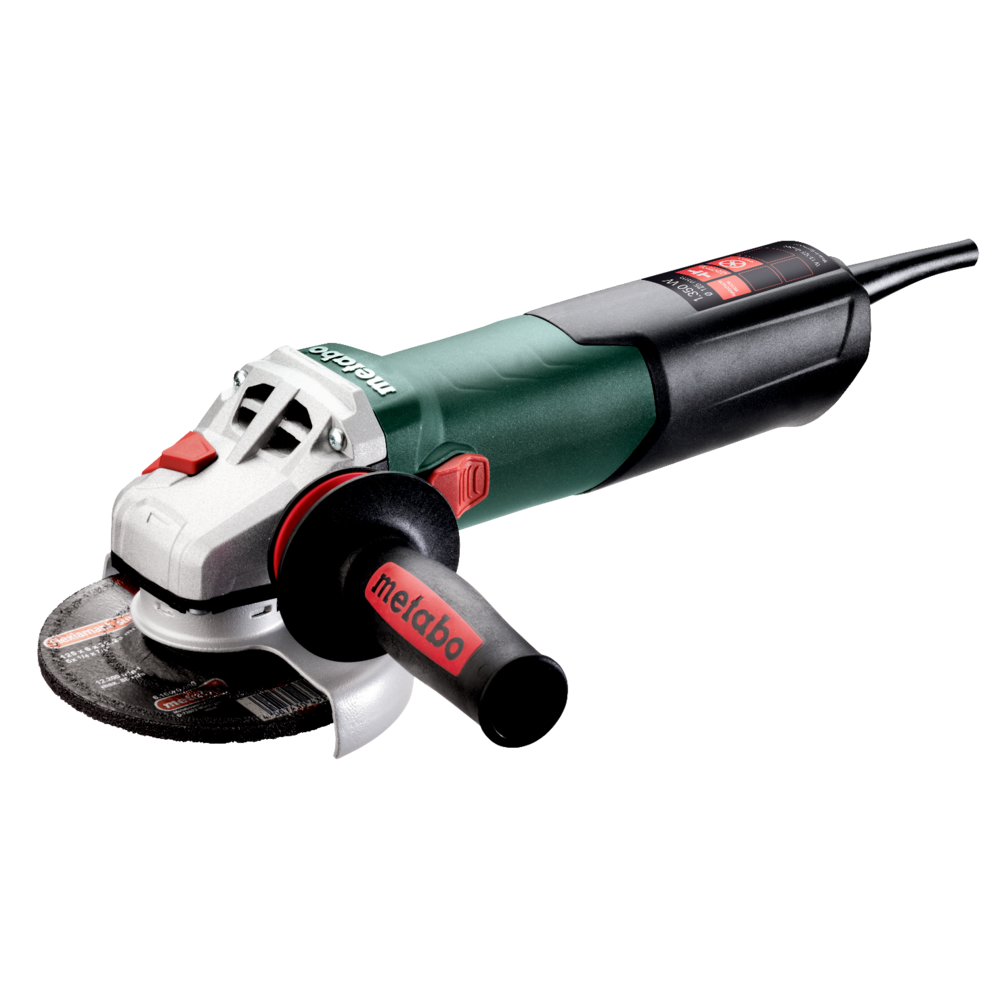 Metabo W 9-125 Quick / W 11-125 Quick / WEV 11-125 Quick / W 13-125 Quick - Rebarbadora angular com M-Quick 900W a 1350W Ø125mm