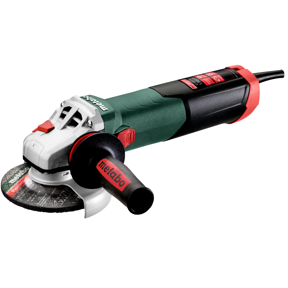 Metabo WEVA 15 / WE 17 / WEV 19 M-Brush / WEVBA 20-125 Quick - Rebarbadora angular de alta potência 1550W a 2000W Ø125mm