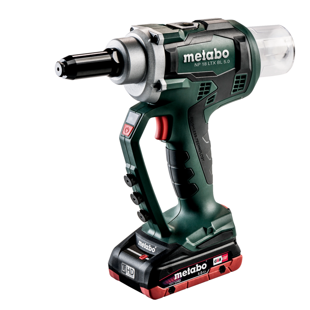 Metabo NP 18 LTX BL 5.0 - Rebitadora sem fio 18V - 619002800